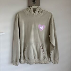 Beige New York Hoodie
